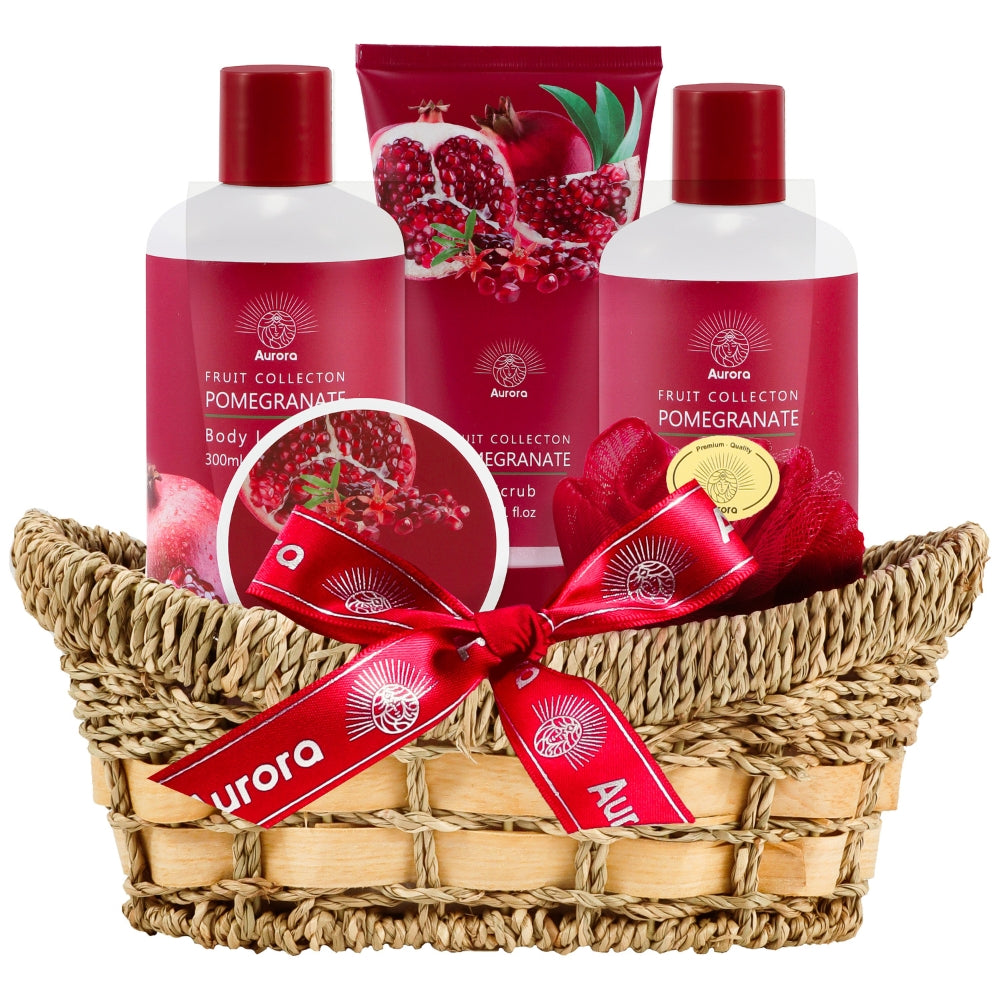 AURORA POMEGRANATE Basket Gift set 4 pcs.