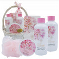 AURORA PEONY & CHERRY AMBER Basket with handle Gift set 4 pcs.