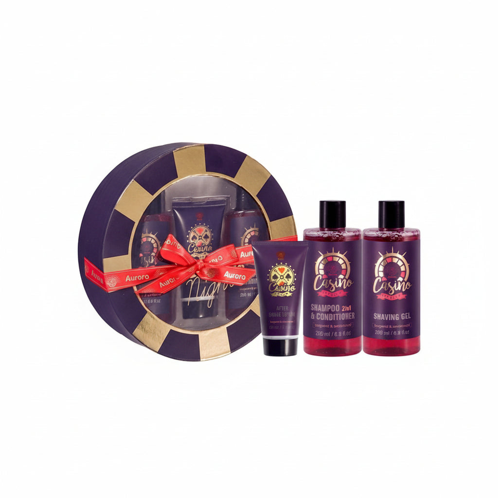 AURORA FOR MEN CASINO Box Gift set 3 pcs. Bergamot & Sandalwood